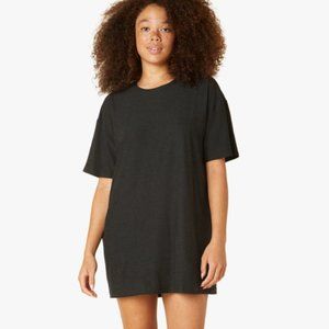 Beyond Yoga Featherweight Hit Snooze Sleep Tee - Darkest Night - Sz SM